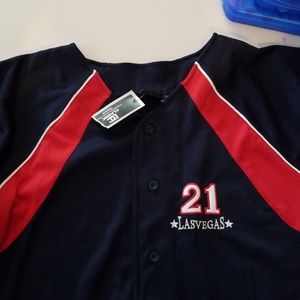 Red white blue dc classic baseball jersey las vega